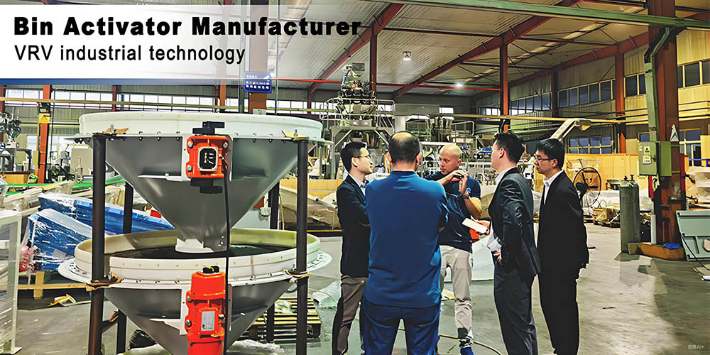 Fabricante chino de activadores de contenedores especializado en el manejo de materiales a granel