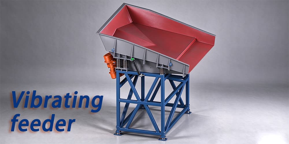 Alimentador vibratorio para mineral | Alimentador vibratorio para minería de 100 t/h con longitud de transporte de 3 m